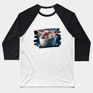 Galaxy Milky Way Cake Baseball T-Shirt